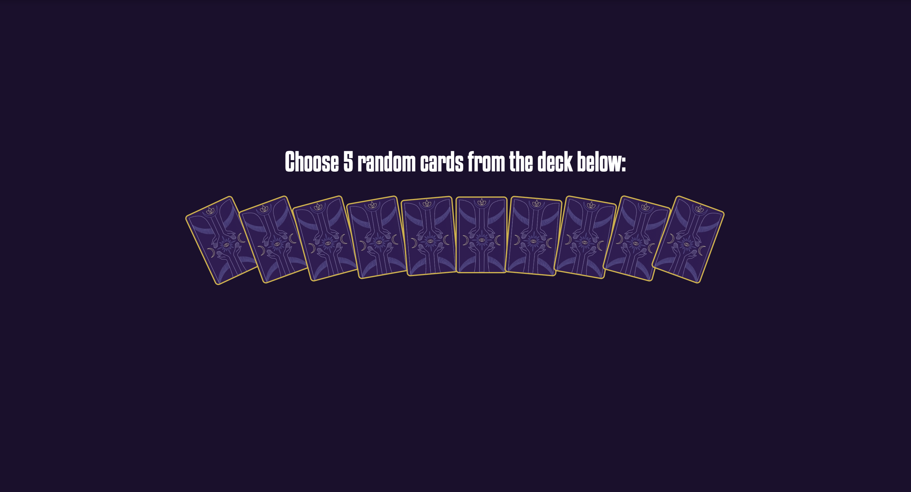 pick your cards